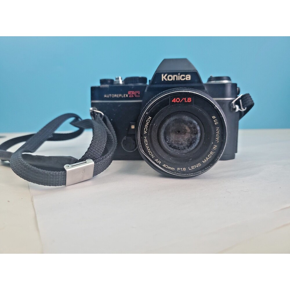 Konica Autoreflex TC 35mm SLR Camera & Hexanon 40mm F1.8 Lens - PARTS/ REPAIR